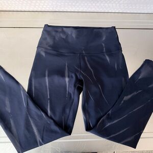 lululemon athletica Navy Tie-Dye Leggings